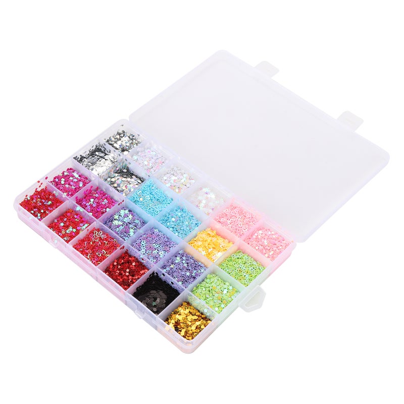 Sequins FivePointed Star LoveShaped Hex Wedding Decoration DIY Jewelry Material Craft Tools - Image 1