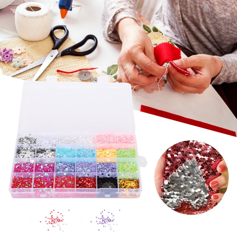 Sequins FivePointed Star LoveShaped Hex Wedding Decoration DIY Jewelry Material Craft Tools - Image 5