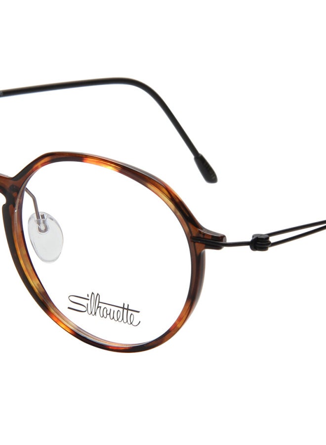 Silhouette Optical Eyeglass Frame Uni Tortoise Shell Frame Black Temples 2925 75 6042 48mm - Image 4