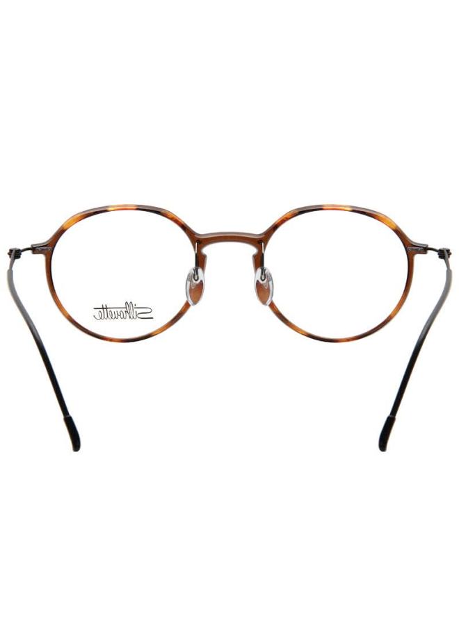 Silhouette Optical Eyeglass Frame Uni Tortoise Shell Frame Black Temples 2925 75 6042 48mm - Image 3