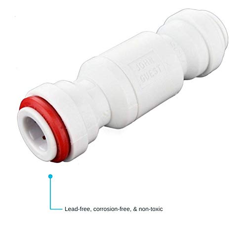 John Guest 3/8 Inch Imperial Single Check Valve, Push to Connect Plastic Plumbing Fitting, 3/8SCV-US - Image 5