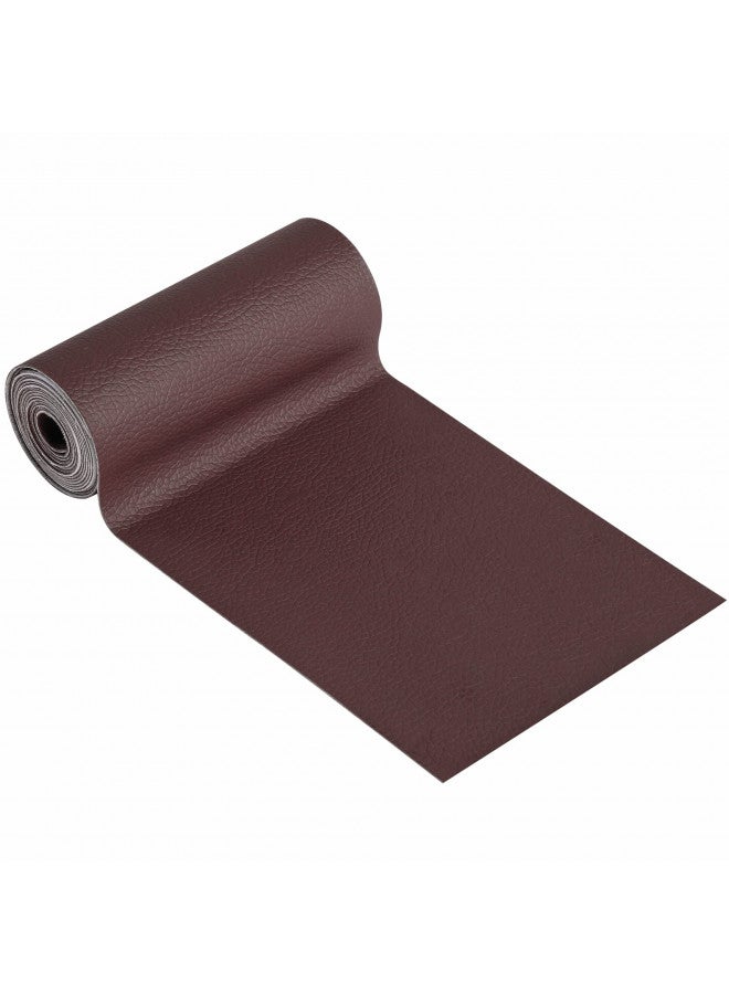 YAFLC YAFLC Leather Repair Patch for Furniture, 4" x 63" Self Adhesive Leather Repair Kit Vinyl Repair Tape for Car Seat Sofa Jackets Couches Chair Brown - Image 4