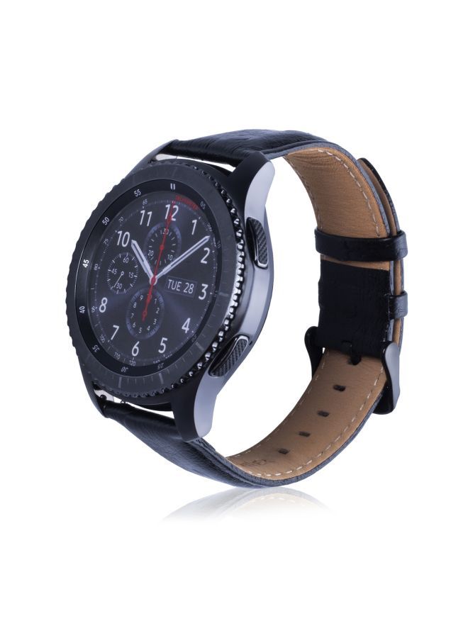 NIBEMINENT Replacement Band For Samsung Gear S3 Black - Image 5