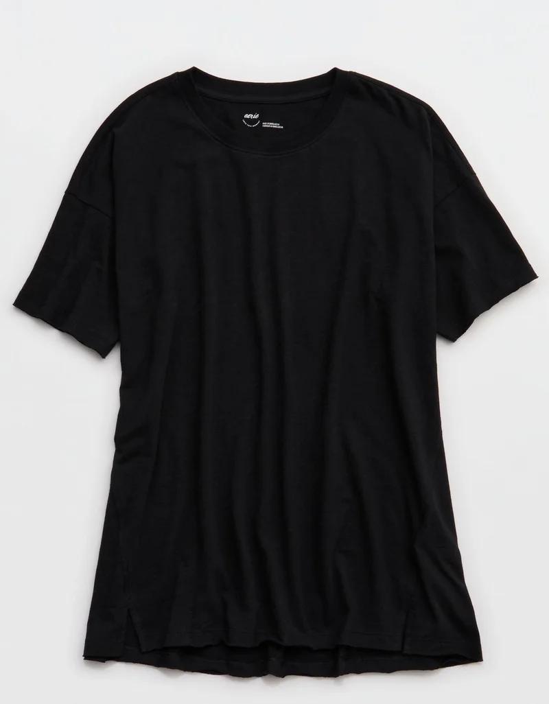 Aerie  Aerie Graphic Oversized Boyfriend T-Shirt for Women | Best Price UAE