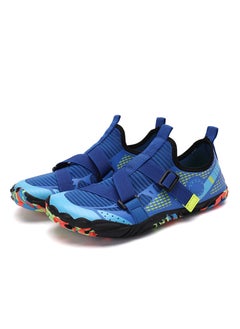 Generic New Lightweight Outdoor Sports Shoes For Hiking Swimming Wading In Water Beach Activities Five-Finger Mountain Climbing Shoes 2106 Blue 