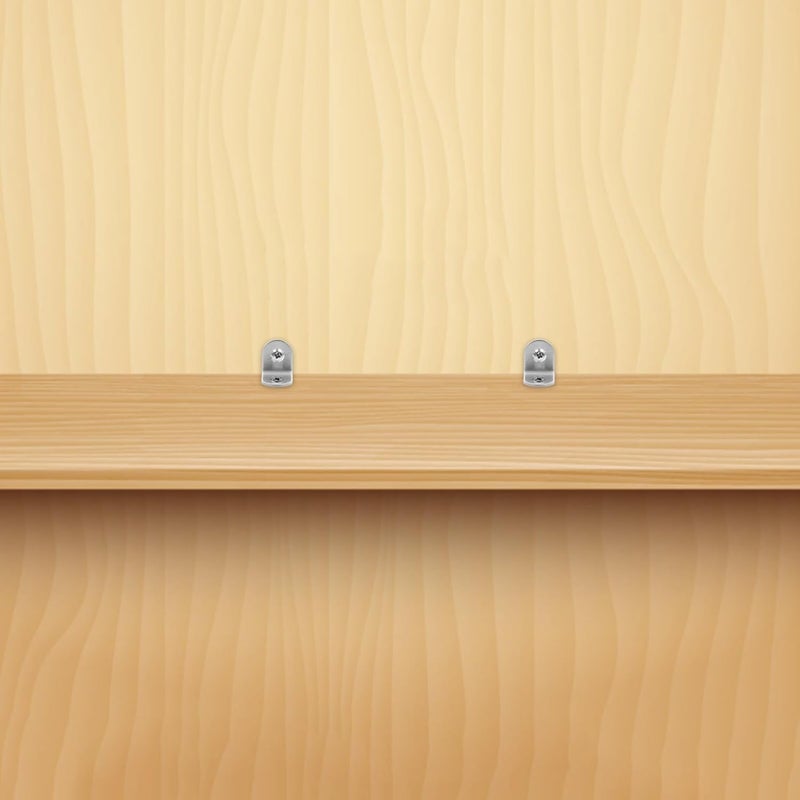 Zerodeko 20pcs 20x20x16mm Thick Stainless Steel L-Shaped Corner Braces Right Angle Gusset Brackets Triangle Support for Wood Furniture Cabinet Shelf Mounting - Image 4