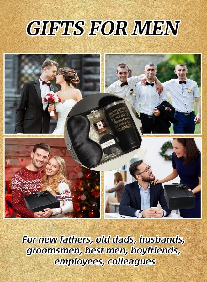 شهقلزس مجموعة هدايا للرجال والنساء 12 قطعة، صندوق هدايا فريد، سلة هدايا لعيد الميلاد والذكرى السنوية وعيد الحب - Image 3