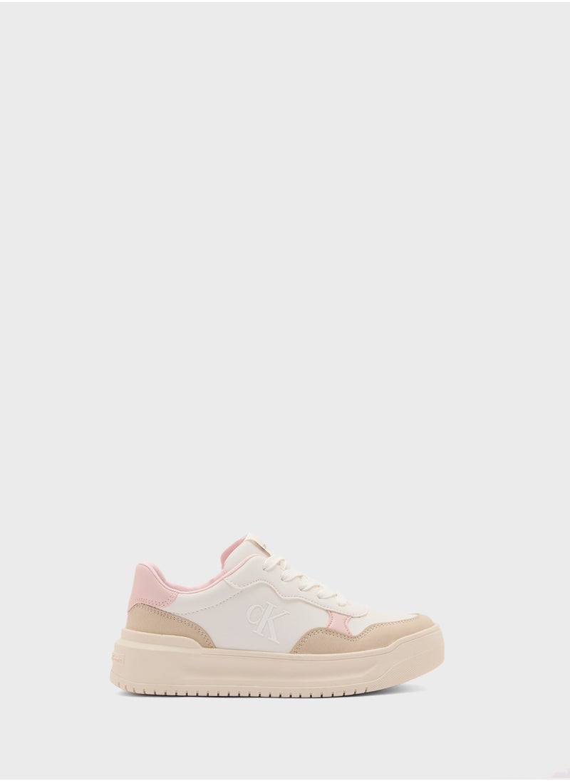 Calvin Klein Jeans Youth Low Top Lace Up Sneakers  - Image 1