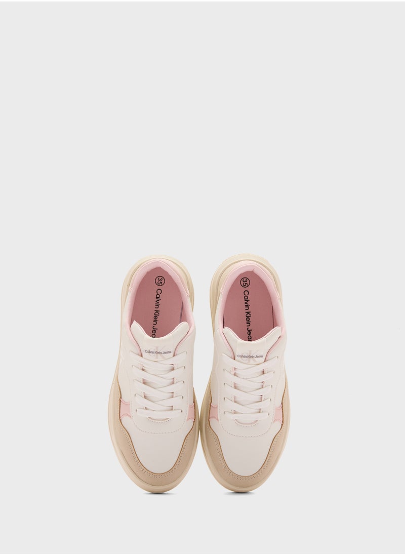 Calvin Klein Jeans Youth Low Top Lace Up Sneakers  - Image 4