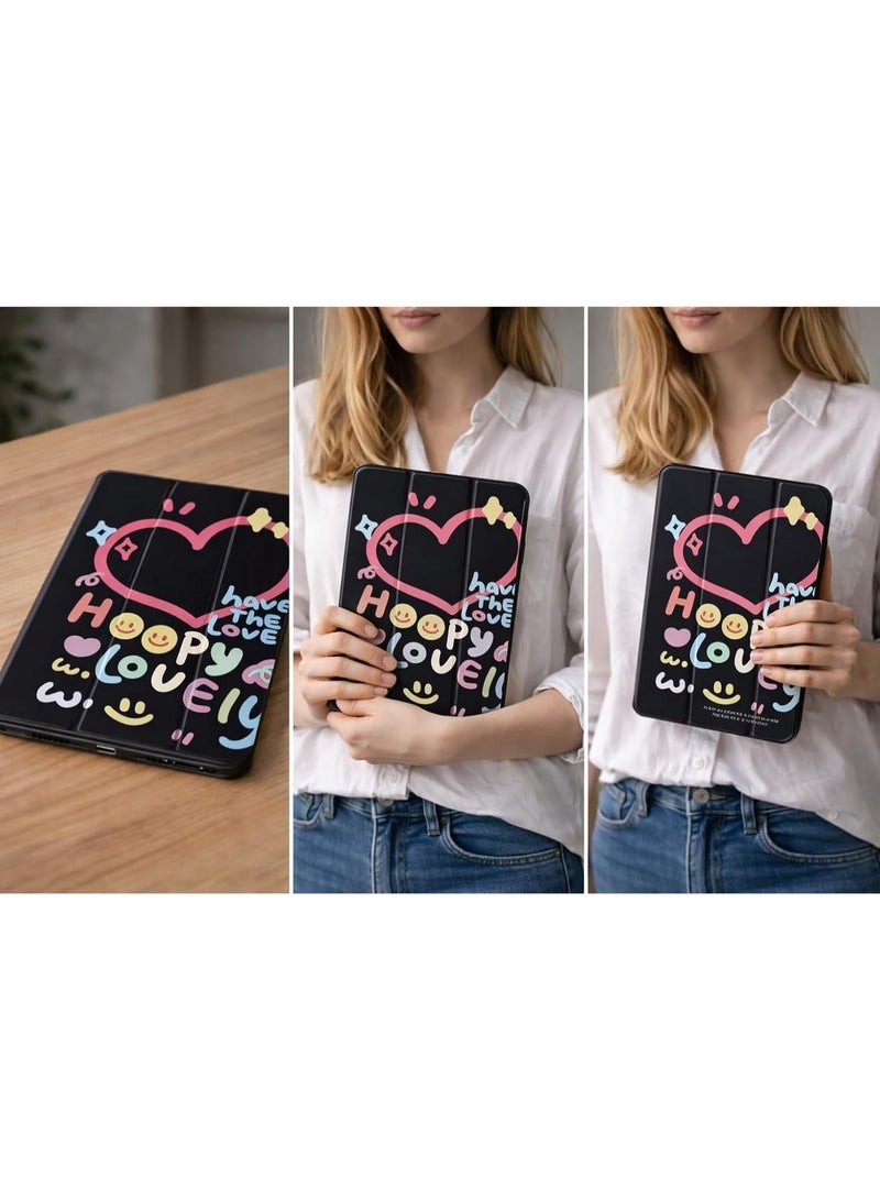 iPad (A16) 11th Generation 11 Inch 2025/10th Generation 10.9 Inch 2022 with Pencil Holder, iPad 10 Flexible TPU Back Shell Smart Trifold Stand Protective Cover Auto Wake/Sleep (Style 2) - Image 3