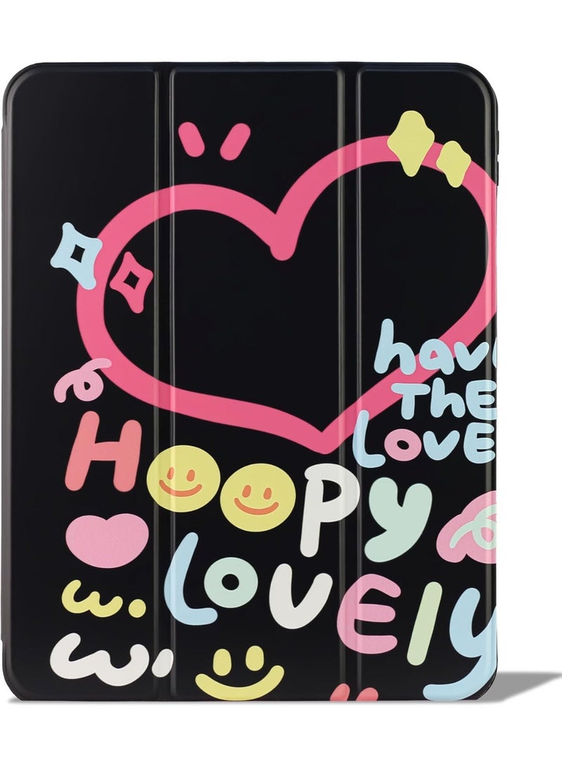 iPad (A16) 11th Generation 11 Inch 2025/10th Generation 10.9 Inch 2022 with Pencil Holder, iPad 10 Flexible TPU Back Shell Smart Trifold Stand Protective Cover Auto Wake/Sleep (Style 2) - Image 1