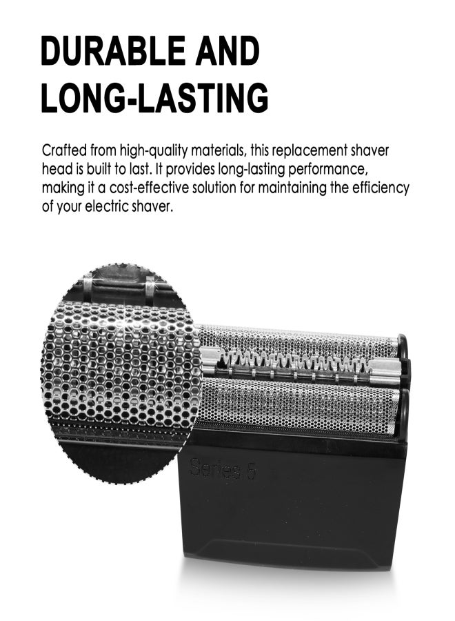 آيسيلي رأس بديل لماكينة الحلاقة الكهربائية 52B متوافق مع ماكينات الحلاقة براون من السلسلة 5، بالإضافة إلى شفرة وقاطع بديلين للطرازات التالية: 5020، 5020S، 5030، 5030S، 5035، 5035S، 5040، 5040S، 5050، 5050CC، 5070، 5070CC، 5090، 5090CC، 5748، 5749، 5147s، 5140، 5145 - Image 2