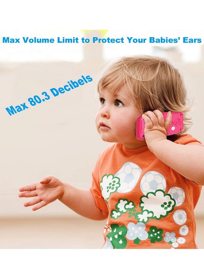 HOLA Toys for 1 Year Old Girl Gifts, 15 Functions Toy Phone Toddler Girl Toys, Learning Baby Toys 12-18 Months, Kids Cell Phone Easter Basket Stuffers - Pink - Image 2