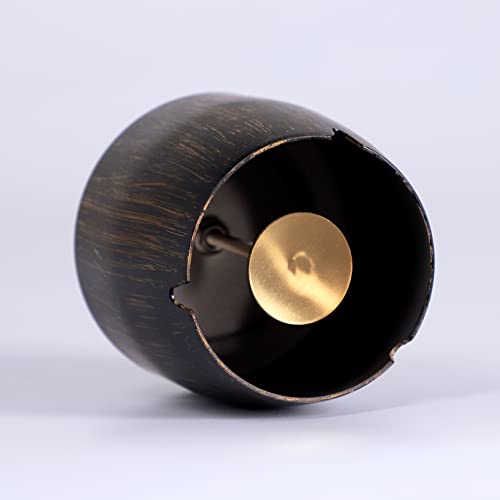 IN ONE Ashtray with Lid for Cigarette, Stainless Steel Smokeless Odorless Windproof Ashtrays for Home Office Tabletop Outside Patio Outdoor Balcony(3.54''x2.8''x3.38'') - Image 5