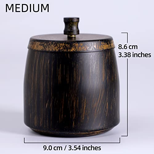 IN ONE Ashtray with Lid for Cigarette, Stainless Steel Smokeless Odorless Windproof Ashtrays for Home Office Tabletop Outside Patio Outdoor Balcony(3.54''x2.8''x3.38'') - Image 2