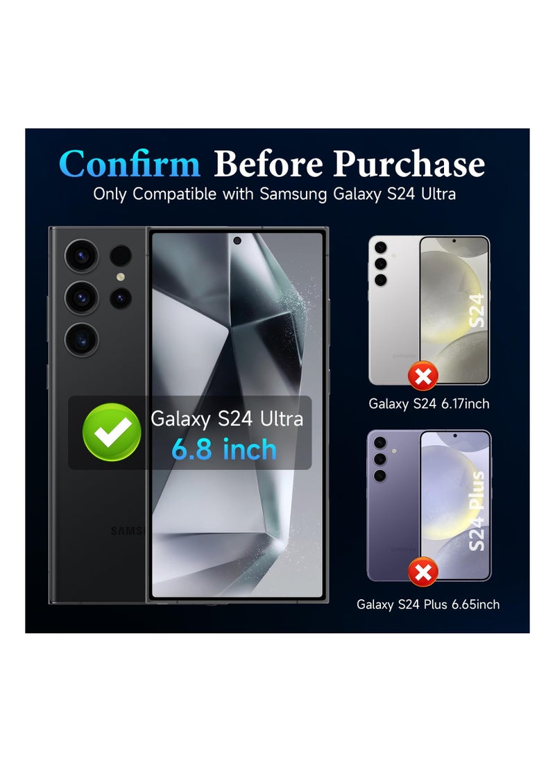 KASTWAVE - KASTWAVE 2 Pack for Samsung Galaxy S24 Ultra Privacy Screen Protector, Anti-Spy Flexible Hydrogel Film, Sensitive Touch & Fingerprint Unlock, Durable Anti-Scratch Shock-Resistant Full Coverage - Image 1