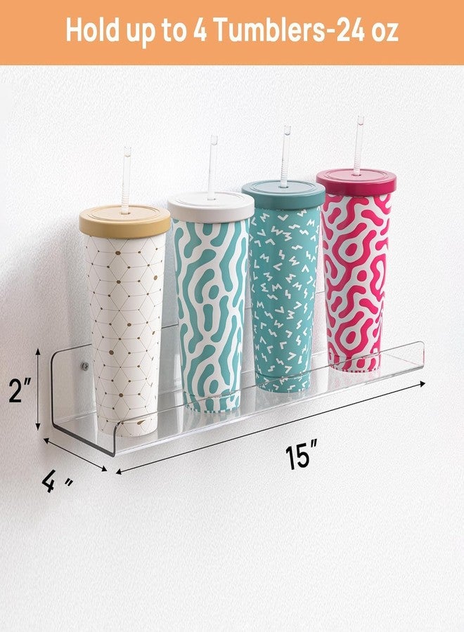 HETARMI ENTERPRISE سلة تخزين إسفنجة حوض المطبخ البلاستيكية ذاتية اللصق من هيتارمي إنتربرايز (قطعة واحدة) (أكريليك شفاف) - Image 3