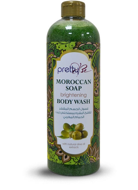 Moroccan Soap Brightening Body Wash With Natural Olive Oil Extracts 1000ml