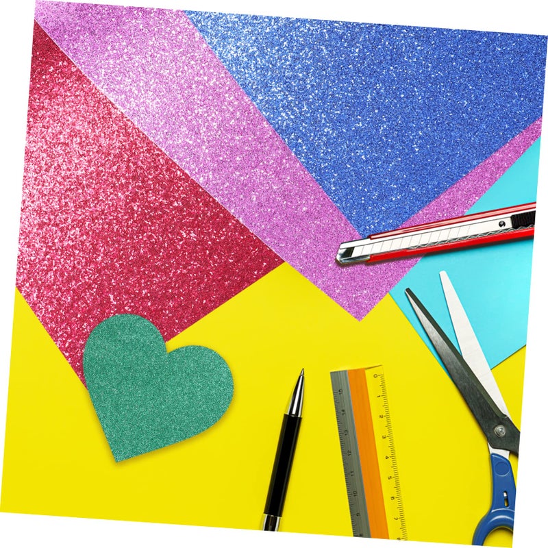 Pastel Glitter Cardstock 26 Sheets for DIY Crafts Card Making Scrapbooking - Image 3