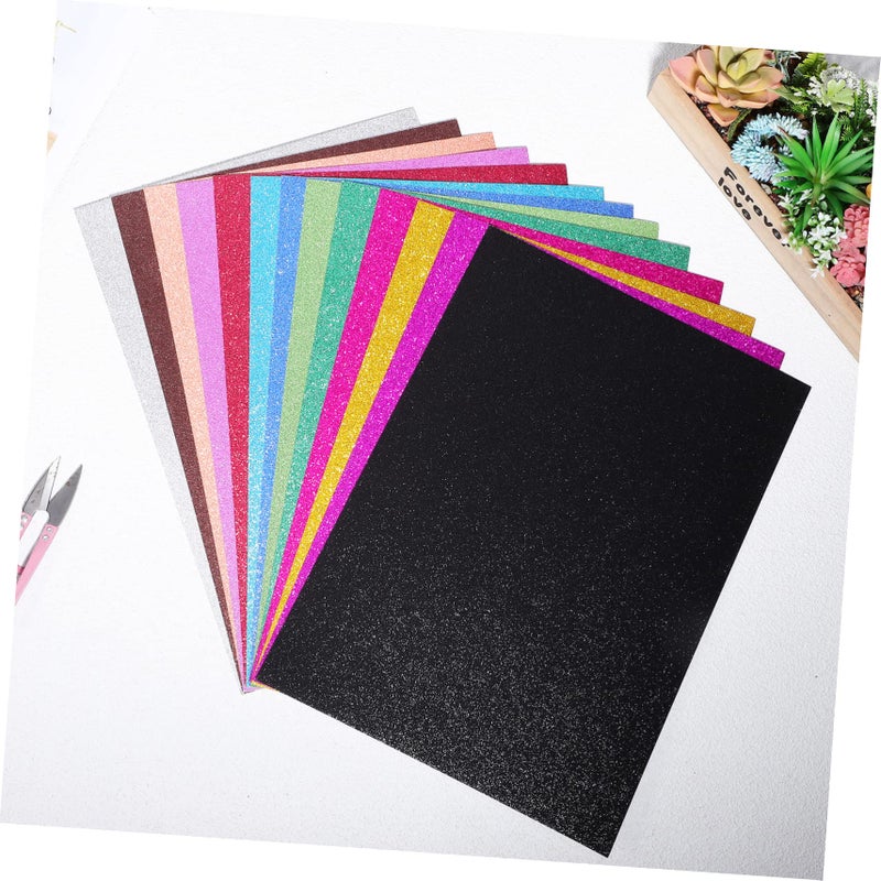 Pastel Glitter Cardstock 26 Sheets for DIY Crafts Card Making Scrapbooking - Image 4