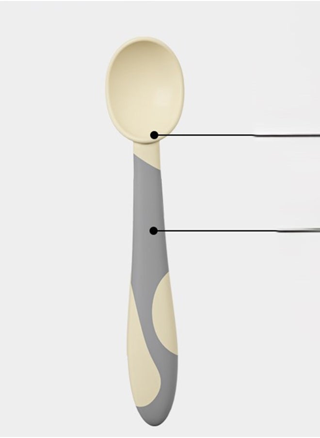 kiddoz Twisted Fork Spoon - Yellow - Box  - Image 4