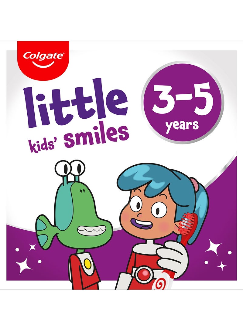 Colgate فرشاة أسنان ناعمة للأطفال الصغار 3-5 سنوات عبوة من 2 - Image 2