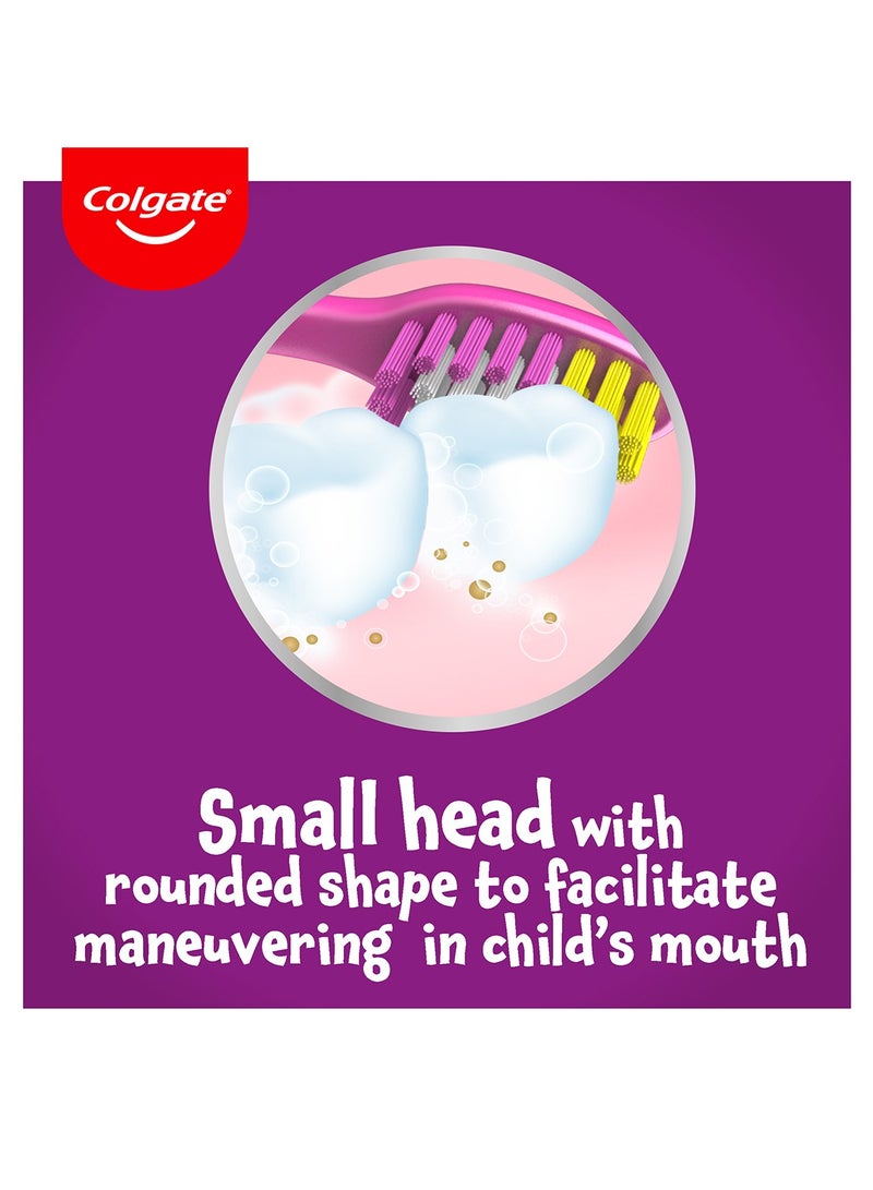 Colgate فرشاة أسنان ناعمة للأطفال الصغار 3-5 سنوات عبوة من 2 - Image 5