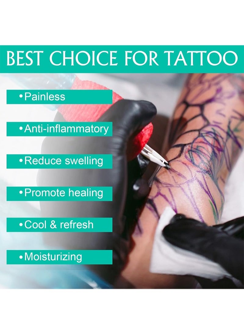 Elaimei - Tattoo Numbing Cream Before Tattoo, 6-8 Hours Maximum Strength Painless Tattoo Numbing Cream for Tattoos with Aloe Vera, Vitamin E, Lecithin（50ml） - Image 1