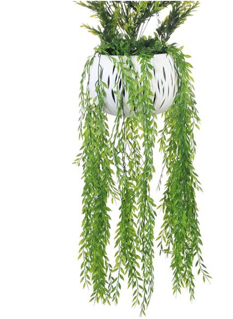co arma Artificial Hanging Climbing Plants Large Size Simulation of Natural Plants 110cm  - Image 3