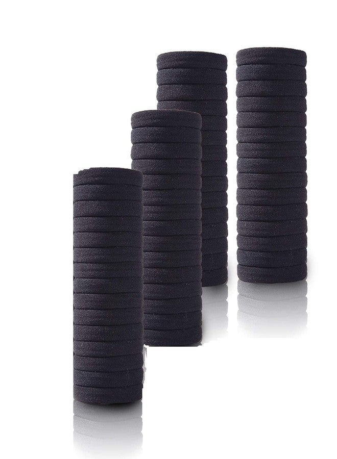 DIAN Pack of 60 Black Hair Rubber Bands, Ponytail Holders, Hair Tie, Hair Bow, Hair Accessories for Women, Teens and Girl - Image 1