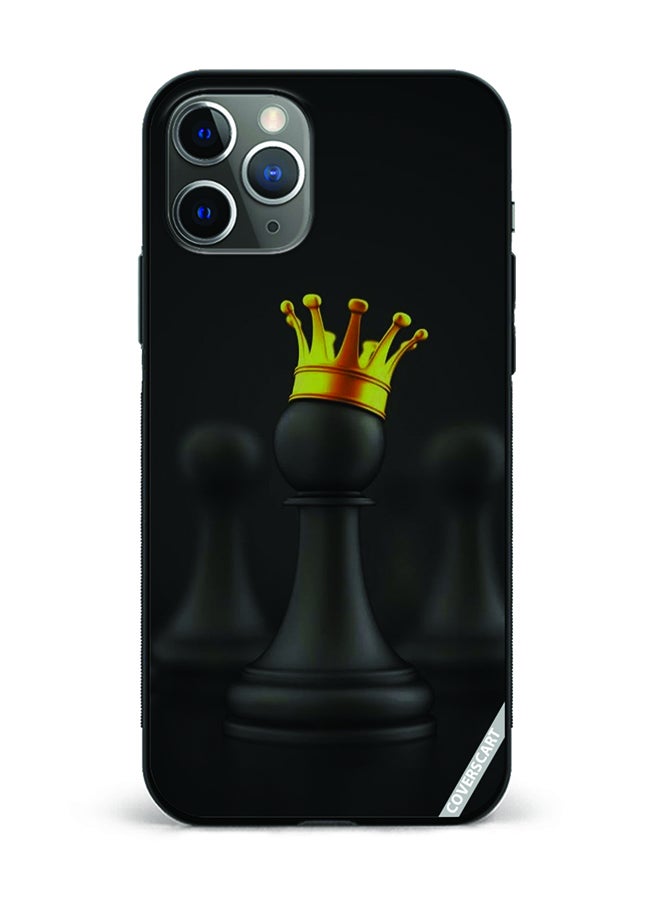 COVERSCART Protective Case Cover For Apple iPhone 11 Pro Max Chess Design Black