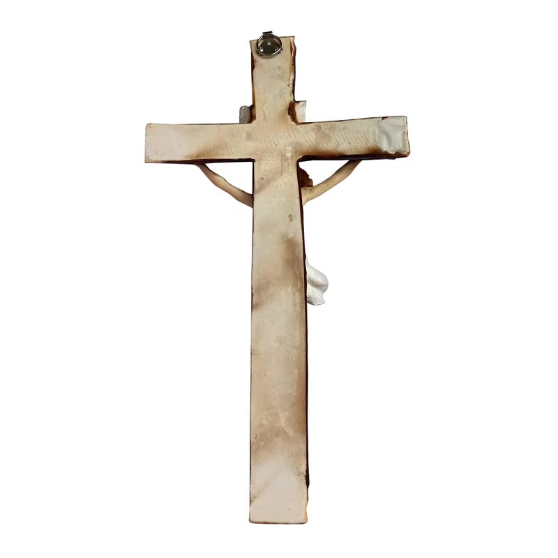 Newven 16 Inch Holy Cross Showpiece Idol Catholic Wall Decorative Christian Statues Figurine For Home Decor Craft Gifts For House Warming For Living Room - Image 5