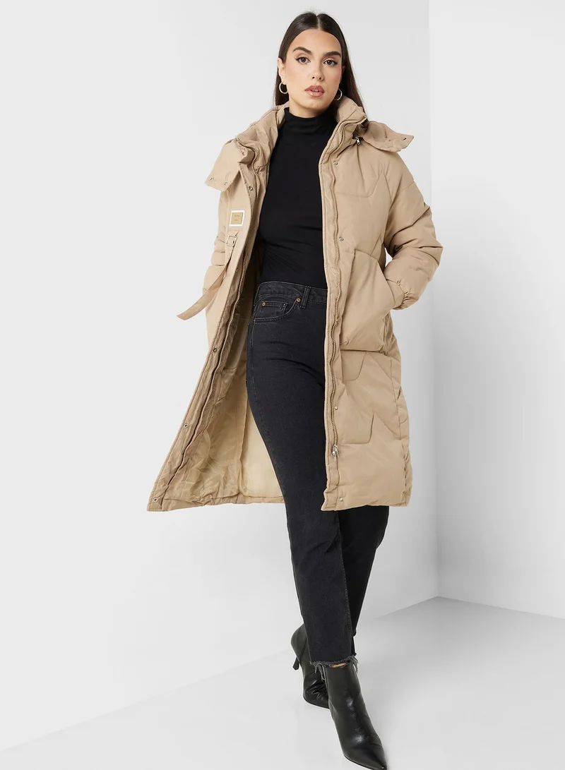 Khizana Longline Padded Jacket
