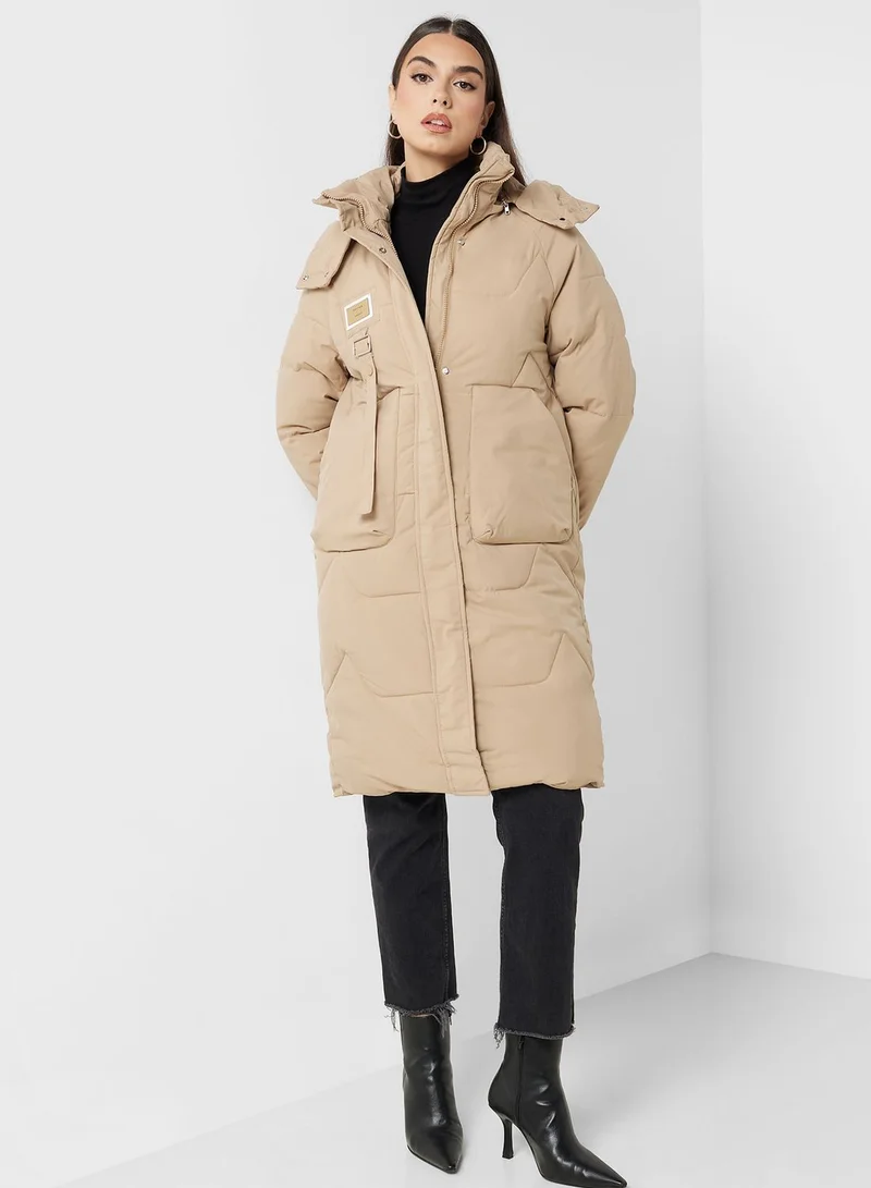 Khizana Longline Padded Jacket
