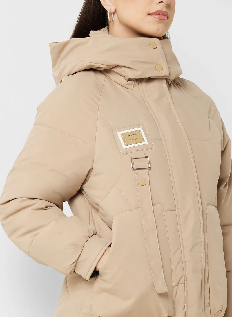 Khizana Longline Padded Jacket