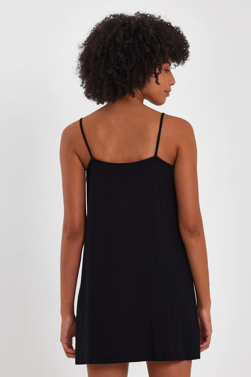 Alexander Gardi Ribbed Slip Dress