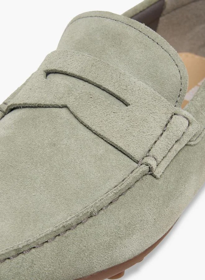 Renzo Ruganni GREEN Men Leather Moccasins for Men | Best Price UAE