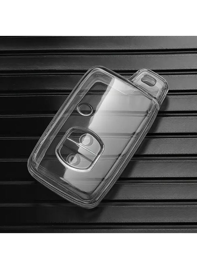 Transparent Black TPU Car Key Cover for Prado 150 Vito Scratch Resistant Protective Case - Image 4