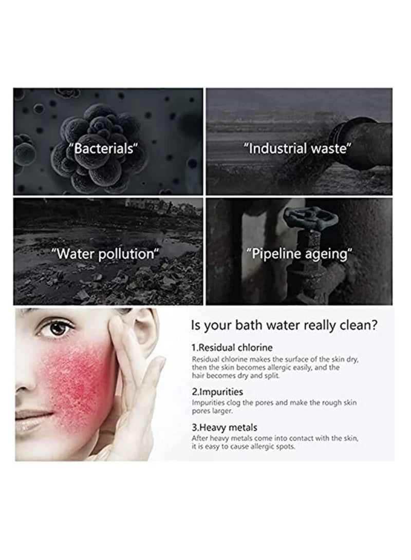 DIGI CORE Water Saving Flow Shower Head 360 Degree Rotating With Small Fan And Rain High Pressure Spray Nozzle High Pressure Turbo Shower Bathroom Accessories - Image 4