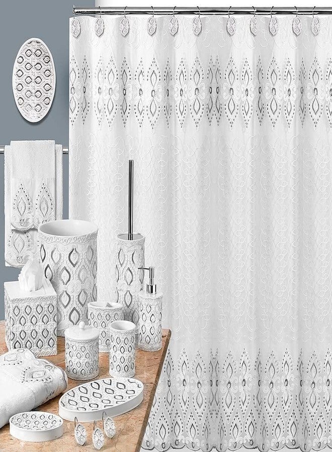 Popular Bath 3PC Towel Set Monaco, White - Image 3