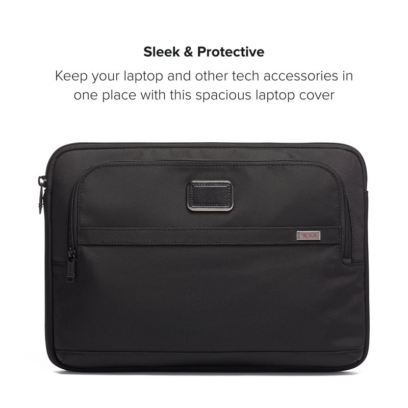 TUMI - Alpha Laptop Cover - Protective Computer Case for Business & Travel - Durable Computer Sleeve - Large, Fits Up to 15" Laptop, Black - Image 5