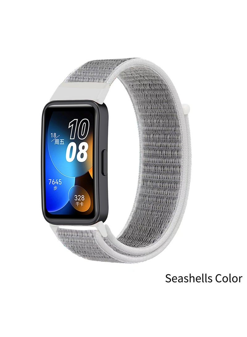 X-level 3Pcs Nylon Strap Suitable for Huawei Band 8/9/10 Sports Watchband Lightweight Wristbands Sport Loop Change Soft Textile Breathable Braided Woven Fabric Nylon Bands for Women Men - Image 4