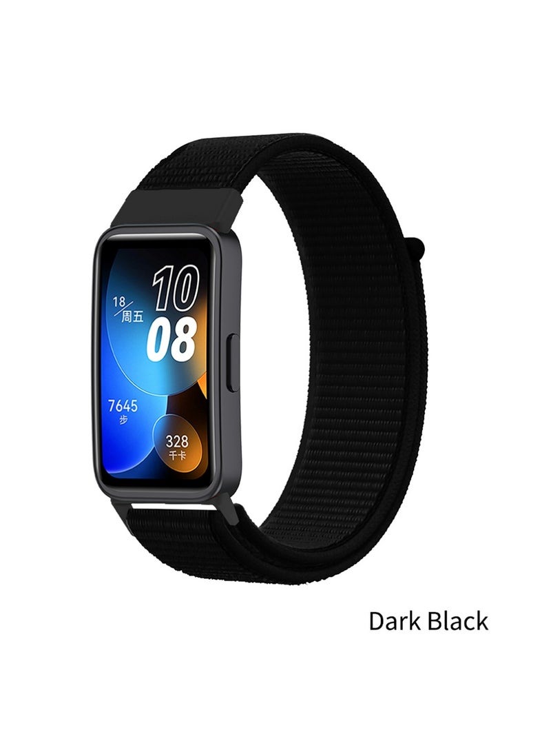 X-level 3Pcs Nylon Strap Suitable for Huawei Band 8/9/10 Sports Watchband Lightweight Wristbands Sport Loop Change Soft Textile Breathable Braided Woven Fabric Nylon Bands for Women Men - Image 2