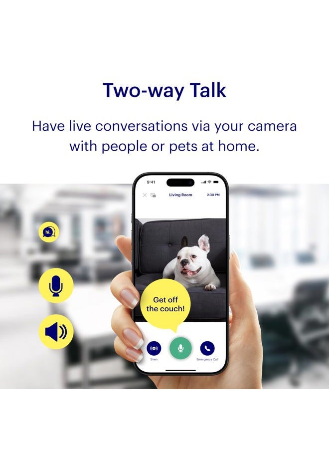 Canary View WiFi Home Monitor | Indoor 1080p HD Security Camera | Wide-Angle Lens, Motion + Person Alerts, Works w/Alexa & Google Home | Award-Winning Design, Black - Image 3