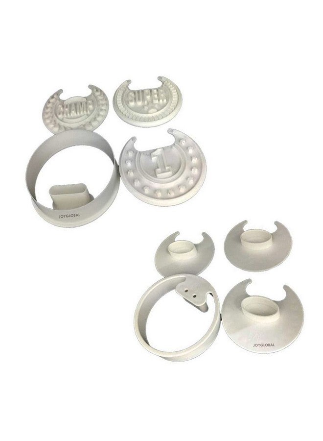 JoyGlobal Medal Champ Siper No. 1 Shape Fondant Gumpaste Sugarpaste Cookie Biscuit Cutter (Set of 4 Pieces) - Image 2