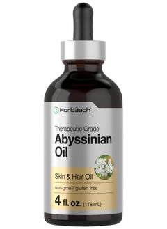 Horbäach Horbäach Abyssinian Oil | 4 fl oz | Hair and Skin Oil | Paraben, SLS and Fragrance Free | from Crambe Abyssinica Seed  - Image 1