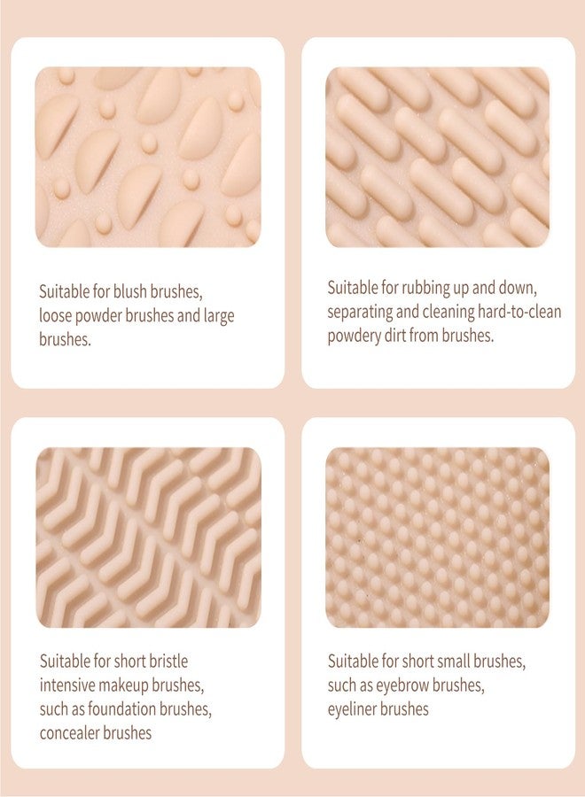 MSQ Foldable Silicone Makeup Brush Cleaner Bowl MSQ Makeup Brush Cleaning Mat Portable Cleaning Tool for Brushes, Powder Puffs and Sponges - Image 3