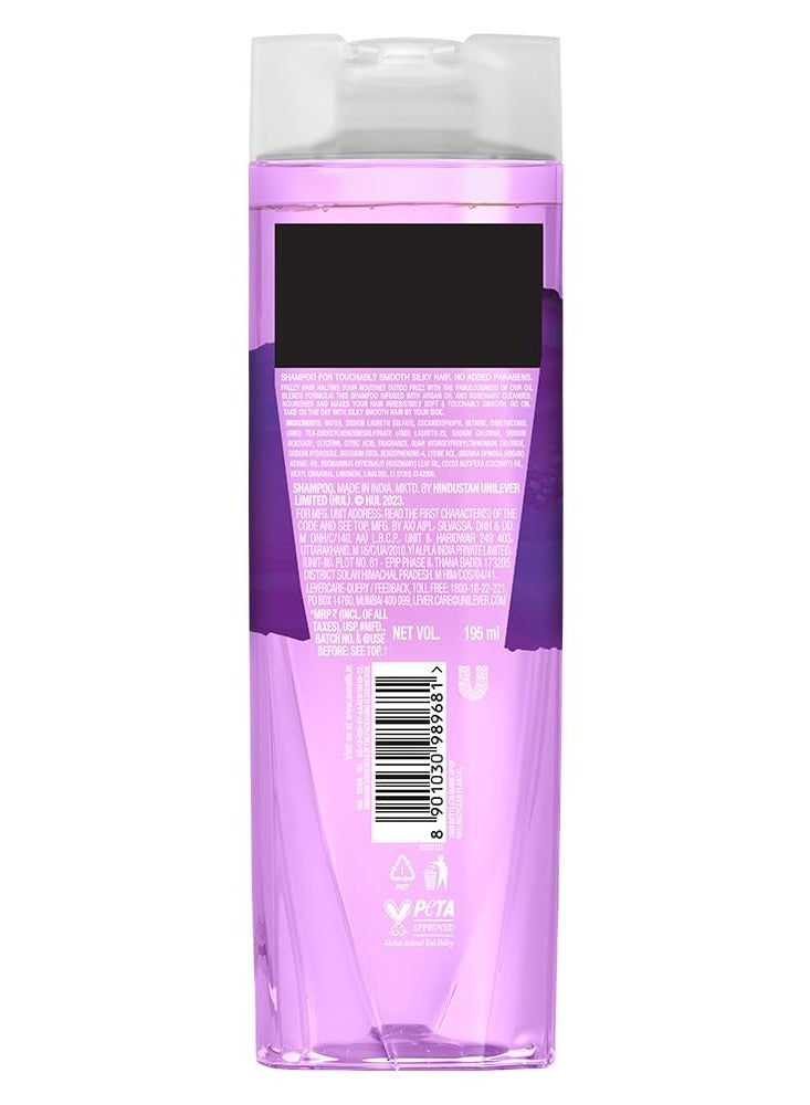 Sunsilk شامبو سنسيلك بزيت الأركان وإكليل الجبل لزيوت تنعيم الشعر المجعد | للشعر المجعد | بدون بارابين مضاف | 195 مل - Image 2