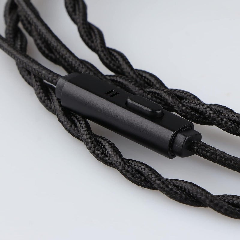 Linsoul Tripowin Zombur 4N High Purity OFC Oxygen Free Cable HiFi IEM Cable with Microphone, Cotton Yarn Outer Layer - Image 3