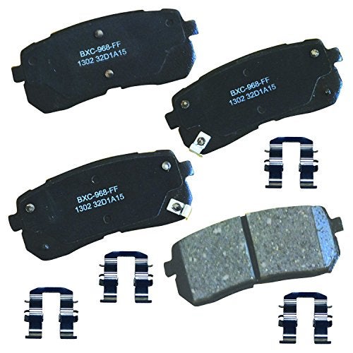 Bendix Premium SBC1302 Ceramic Rear Brake Pads for Hyundai Veracruz 2012-2007, Kia Sedona 2019-2015 - Image 1
